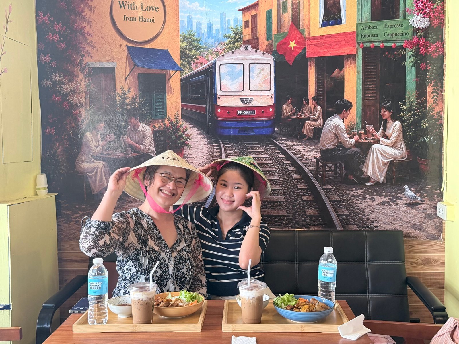 Vietnames student meeting her English teacher by Tran Thi My Chi